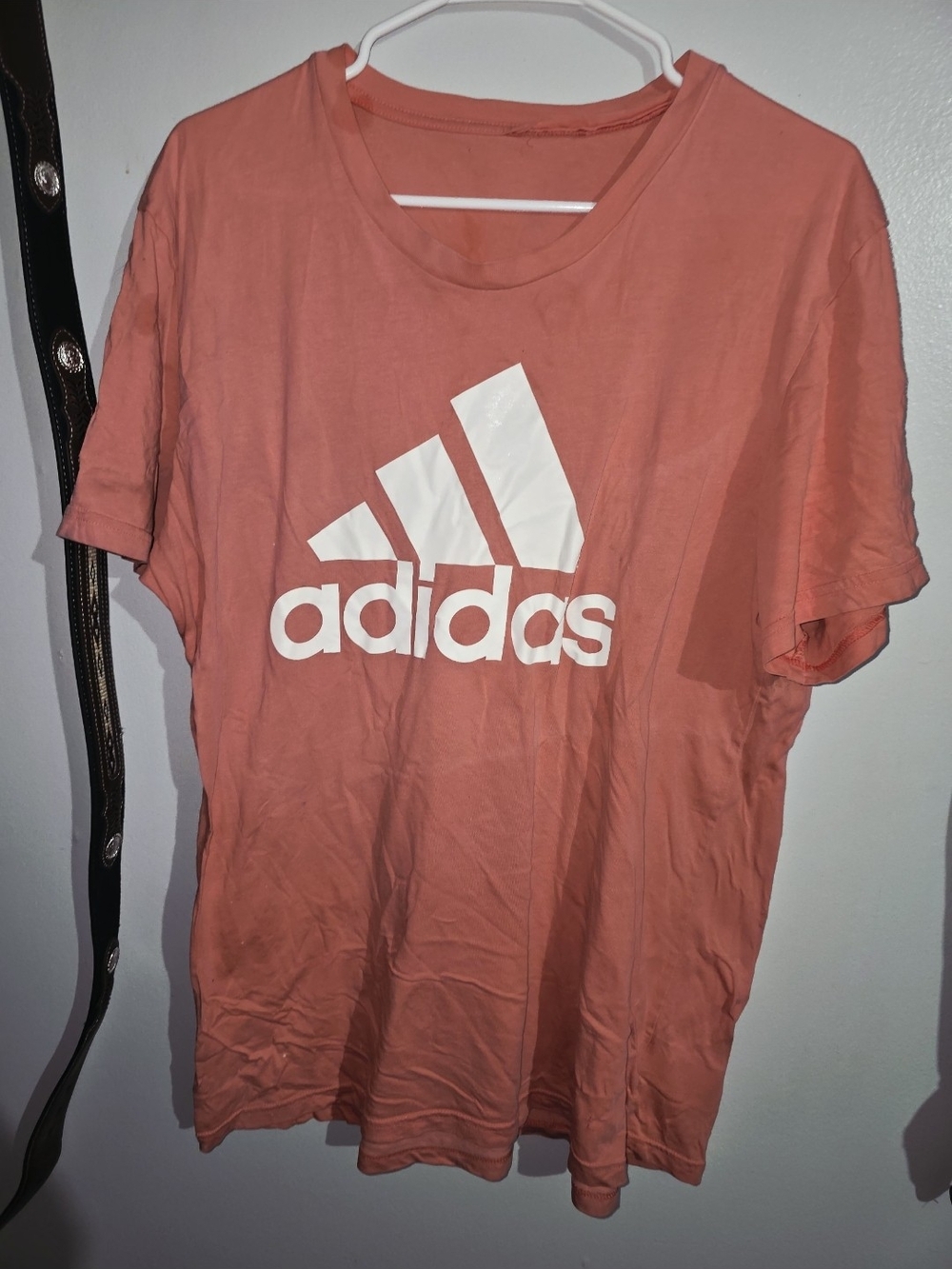 adidas Coral Graphic Logo Tee - Short Sleeve Crew - Picture 3 of 3